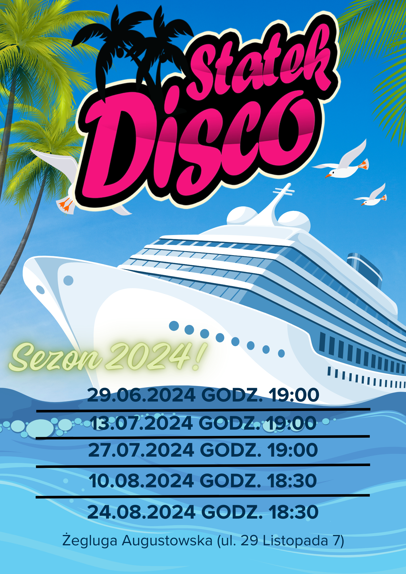 Statek disco sezon 2024